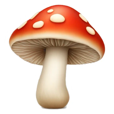 heart-shaped mushroom sticker