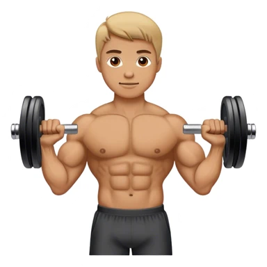 dumbbell bicep curl sticker