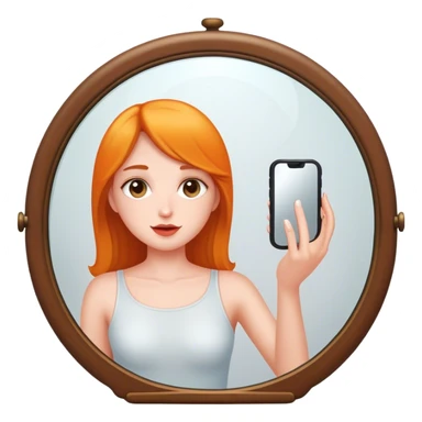 mirror selfie sticker