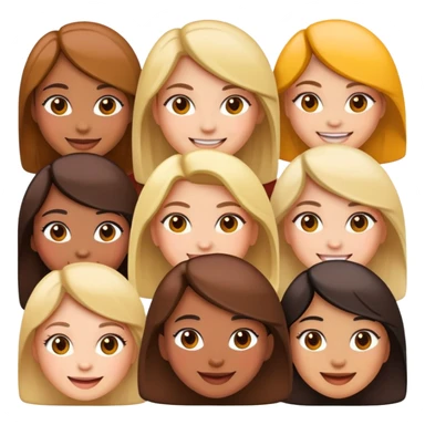 emojis femeninos sticker
