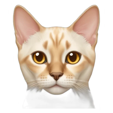 Flame point siamese cat sticker