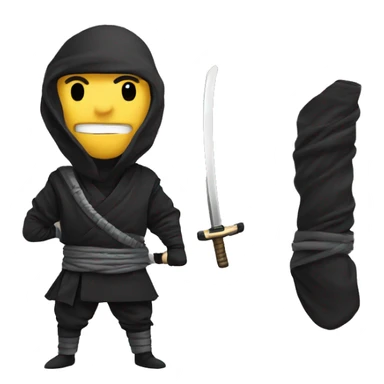 Ninja avec Shapka sticker