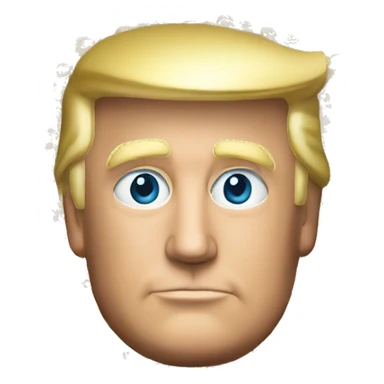 President Trump with billions and billions  sticker