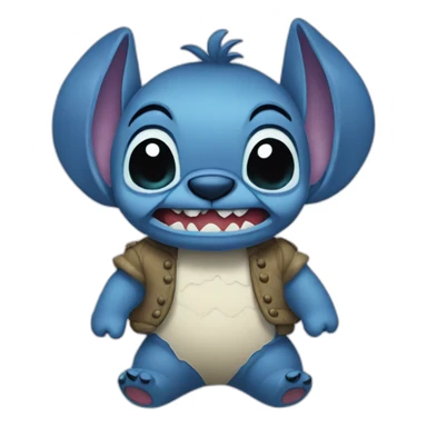 stitch deguisemen halloween sticker