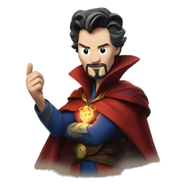 Doctor Strange casting a spell sticker