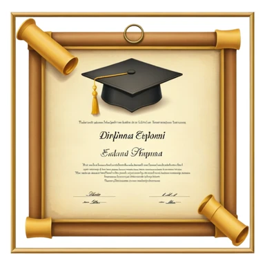 Diploma sticker