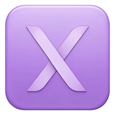 Netflix aesthetic "N" logo in pastel purples sticker