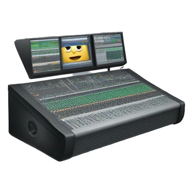 A camera vision mixing desk sticker