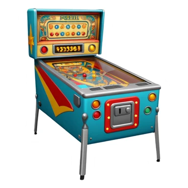 Pinball machine  sticker