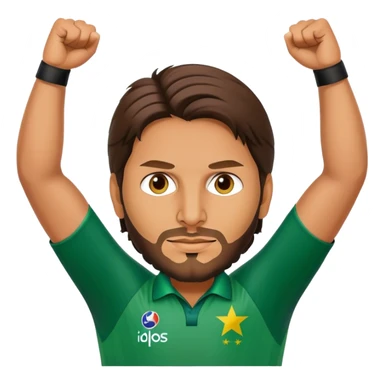 shahid afridi sticker