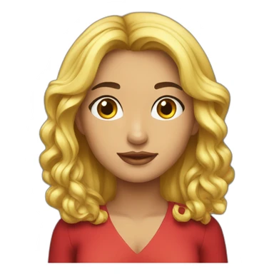 Profesora-joven-colombiana-cabello-rojo sticker