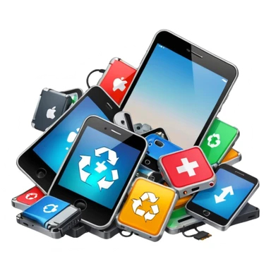 déchet électronique  sticker