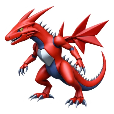 Scizor-Garchomp-Pokémon-Digimon-Fakémon-creature sticker