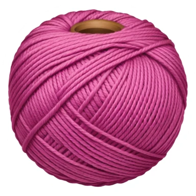ball of knitting thread pink material sticker
