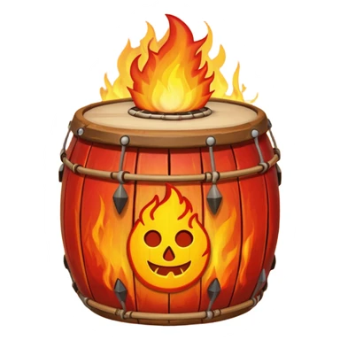 SHAMAN DRUM FIRE sticker