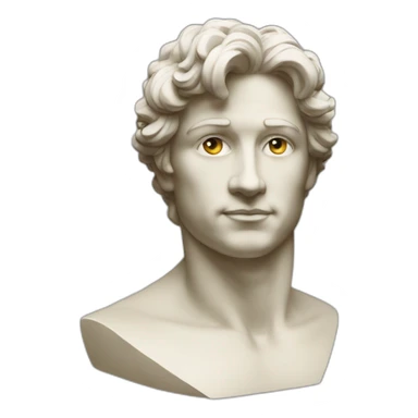 face david statue michel-ange sticker