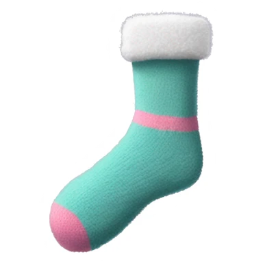 fuzzy socks  sticker