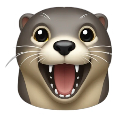 Loutre sur torture sticker