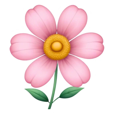 pastel pink flower sticker