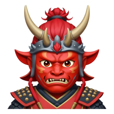samurai oni sticker