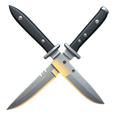 Emo knife sticker