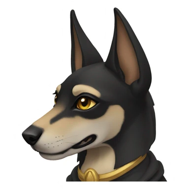anubis pup sticker