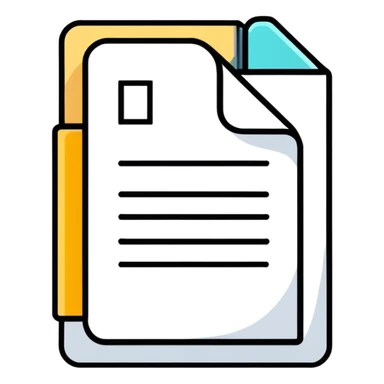 Document file icon with large black “X” over it sticker