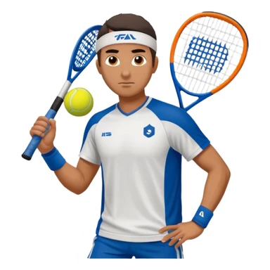 padel player latino sticker