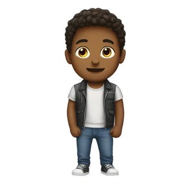 a boy doing whatever sticker