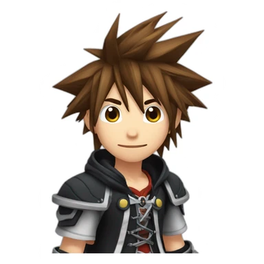 kingdom hearts sora sticker