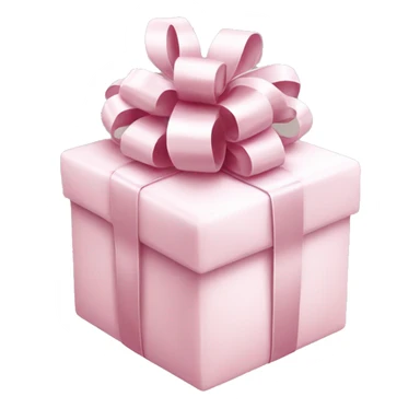 Light pink Christmas gifts under a white Christmas tree  sticker