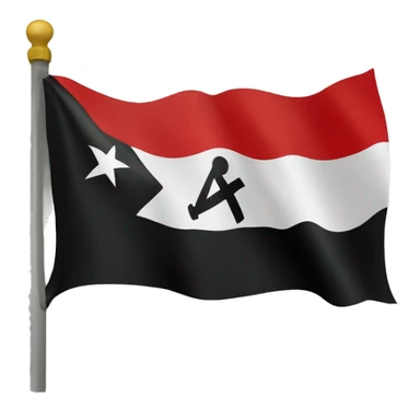 Anarcho-Communist flag sticker