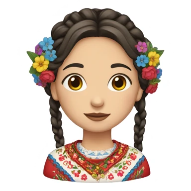 Ukrainian woman  sticker