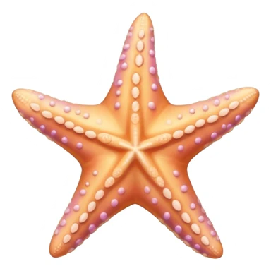pastel malted starfish sticker