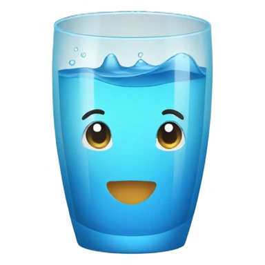 Vaso con agua sticker