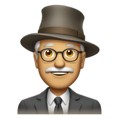 rich old men sticker