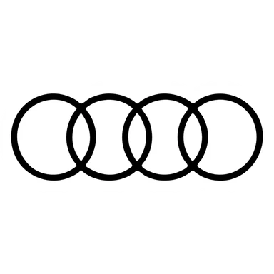 Audi logo sticker