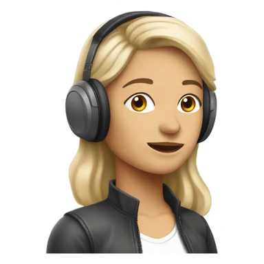 Ma femme brune avec un casque de vélo sur la tête et moi blonde avec un livre à la mai  sticker