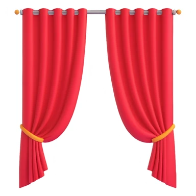 curtain plain  white sticker