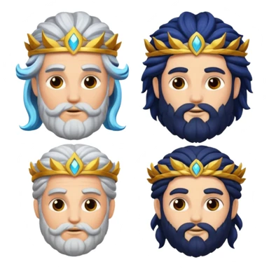 dionysus, zeus, and dionysus’ mother sticker
