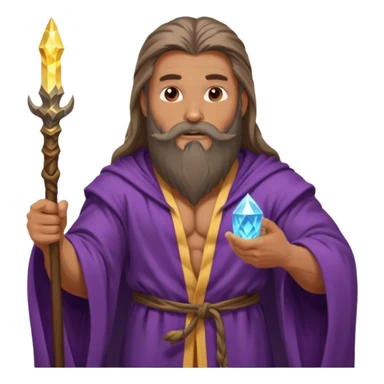 Strong Wizard  with muscles sticker