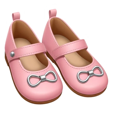 Pink baby shoes  sticker
