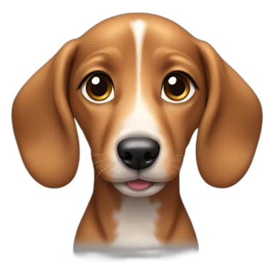 Dashund puppy sticker