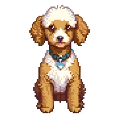 poodle dog sticker