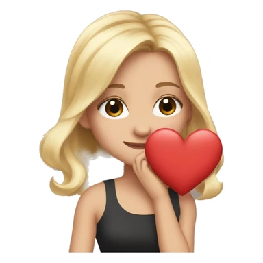 A heart made Witherspoon one hand sticker