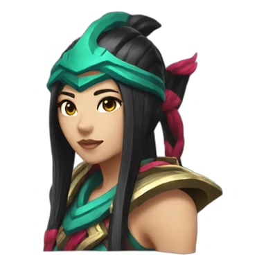 akali league of legends sticker