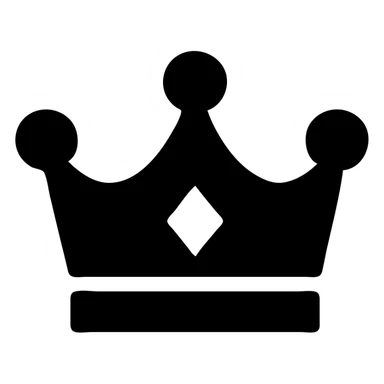 Elegant silver crown icon for VIP status, sleek contour, silver gradient, elegant shine, minimalist luxury, suitable for app subscription badge sticker