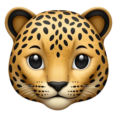 Create leopard print emojis sticker