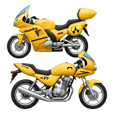 Faça um emoji da logo da asa da Honda Moto sticker
