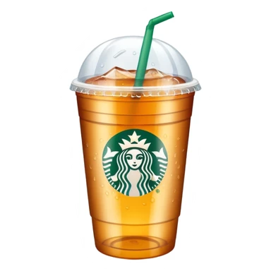 Soft drink in plastic cup (like Starbucks Cup) sticker